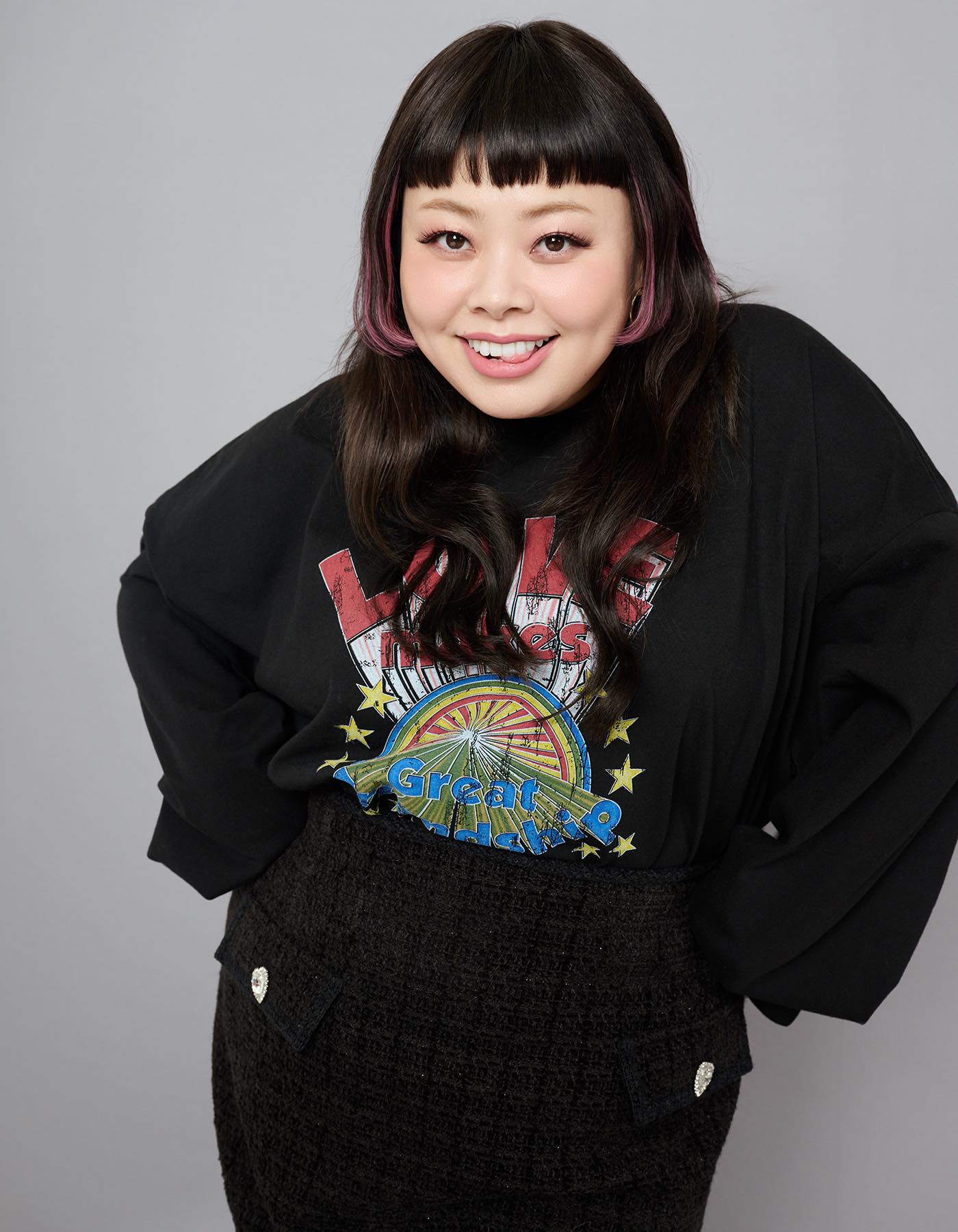 yoppy&渡辺直美10（テン） message long tee 10 ten message long teeサイズ1 yoppy 渡辺直美