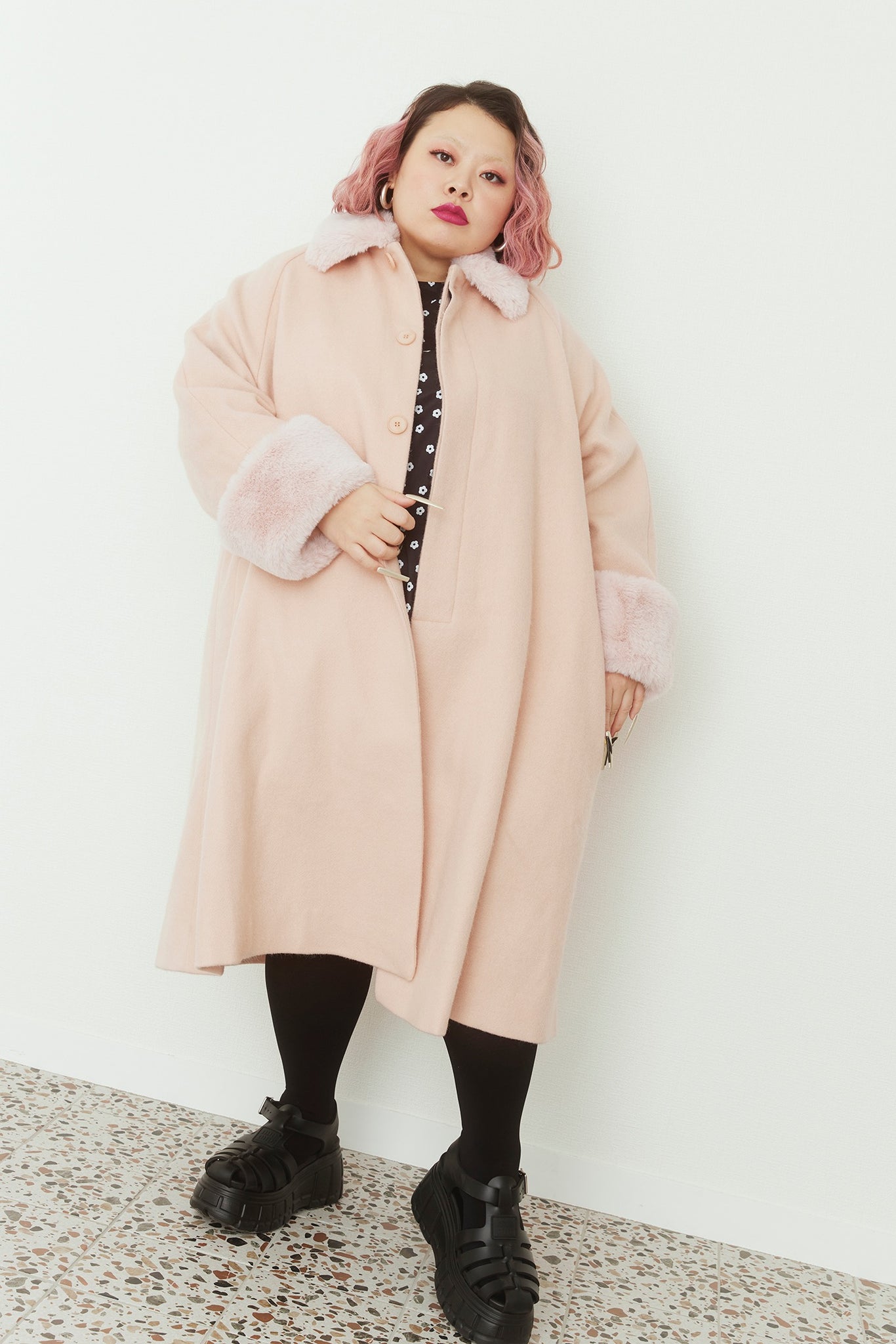 Big fur coat